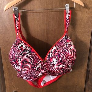 Ashley Stewart Women's Butterfly Bra 46DD Full Coverage